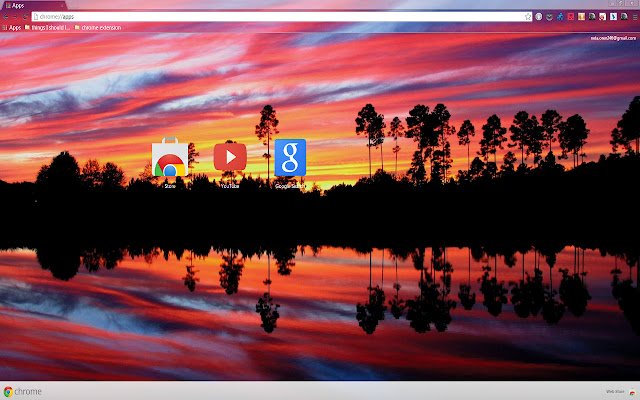 Fiery Sunset  from Chrome web store to be run with OffiDocs Chromium online