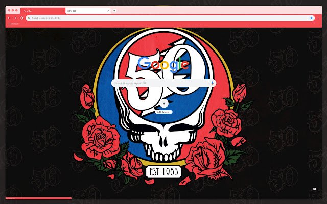 Fifty roses  from Chrome web store to be run with OffiDocs Chromium online