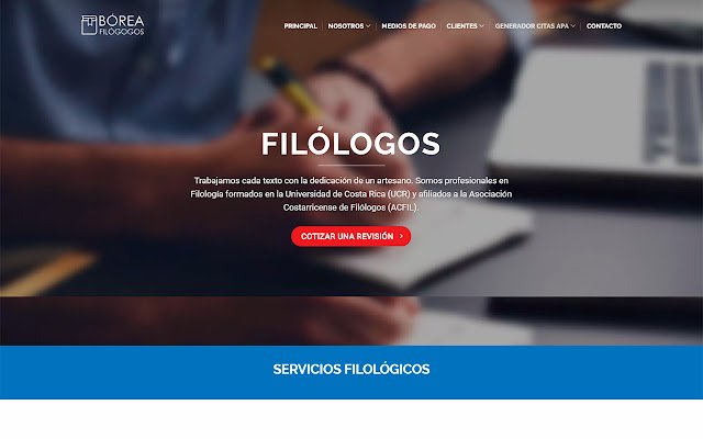 Filólogos Bórea Costa Rica  from Chrome web store to be run with OffiDocs Chromium online