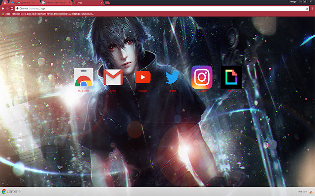 Final Fantasy XV | Noctis Lucis Caelum THEME dal Chrome web store da eseguire con OffiDocs Chromium online