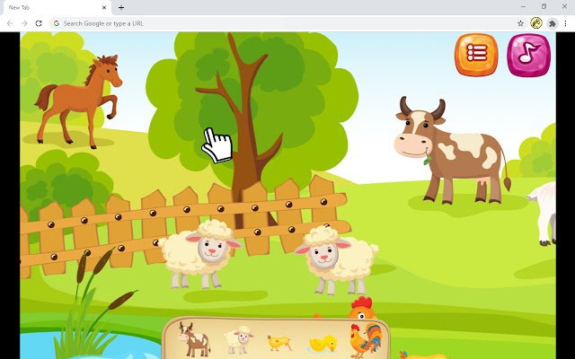 لعبة Find Animals For Kids من متجر Chrome الإلكتروني ليتم تشغيلها باستخدام OffiDocs Chromium عبر الإنترنت