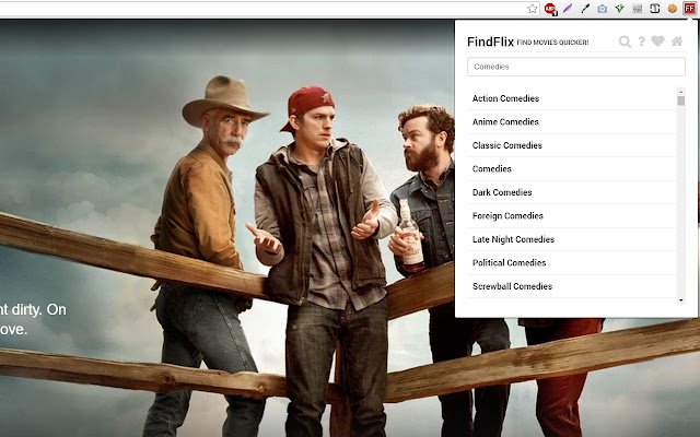 FindFlix: Netflix Secret Category Finder từ cửa hàng Chrome trực tuyến sẽ được chạy với OffiDocs Chromium trực tuyến