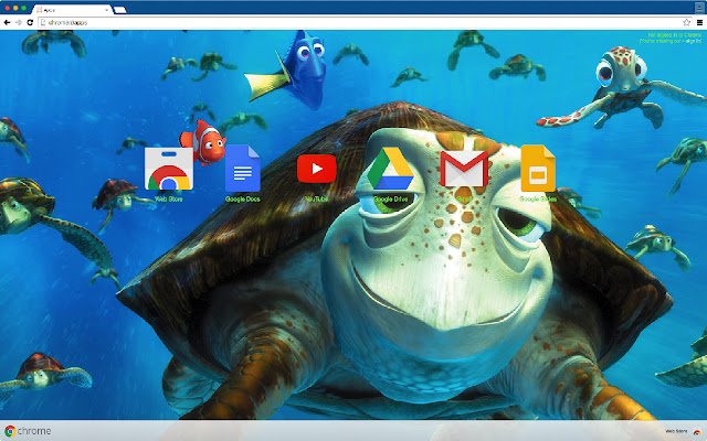 Finding Nemo Movie Theme  from Chrome web store to be run with OffiDocs Chromium online