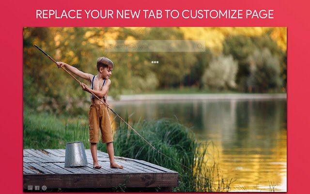 Fishing Wallpaper HD Custom New Tab  from Chrome web store to be run with OffiDocs Chromium online