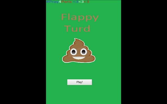 Flappy Turd  from Chrome web store to be run with OffiDocs Chromium online