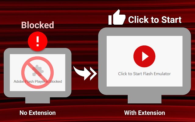 Flash Player Emulator 2023  from Chrome web store to be run with OffiDocs Chromium online