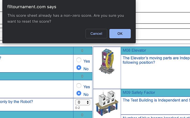 FLL Tournament Score Sheet 2019  from Chrome web store to be run with OffiDocs Chromium online