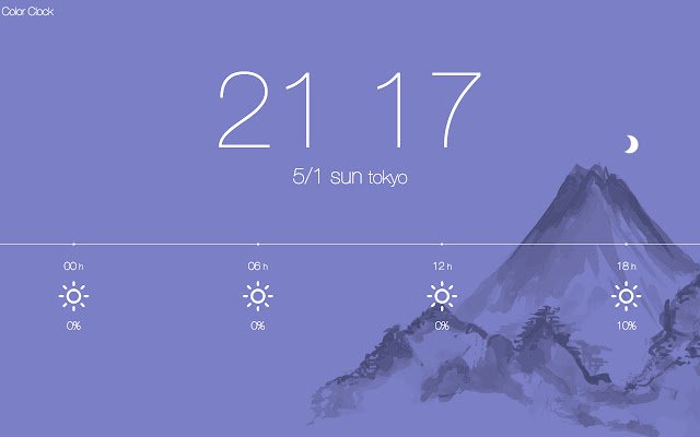 يتم تشغيل Floaty Color Clock من متجر Chrome الإلكتروني مع OffiDocs Chromium عبر الإنترنت