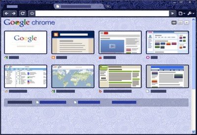 Floral Blue  from Chrome web store to be run with OffiDocs Chromium online