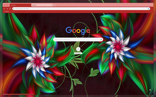 Flower abstraction  from Chrome web store to be run with OffiDocs Chromium online