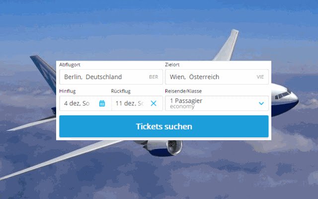 OffiDocs Chromium 온라인과 함께 실행되는 Chrome 웹 스토어의 Flugticket