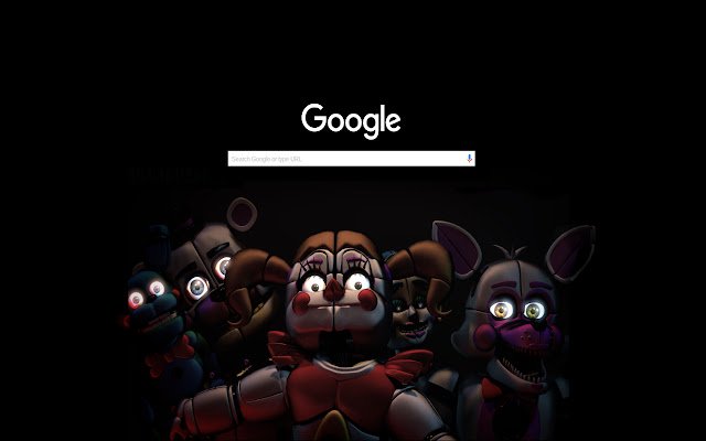 FNAF Sister Location Theme Eyes dal Chrome web store da eseguire con OffiDocs Chromium online