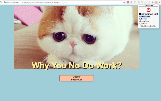 Focus Cat  from Chrome web store to be run with OffiDocs Chromium online