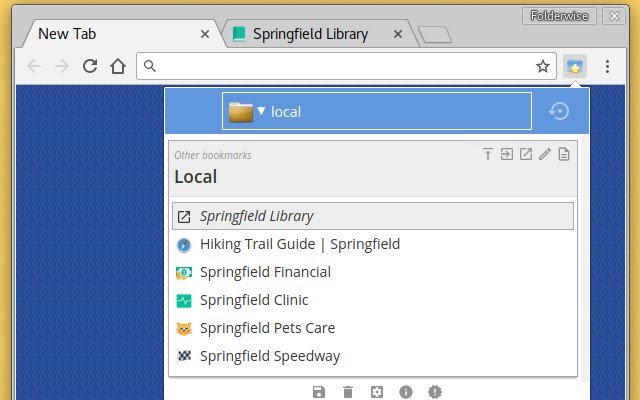 Folderwise Bookmarks: Search  Sessions  from Chrome web store to be run with OffiDocs Chromium online