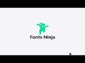 Fonts Ninja  from Chrome web store to be run with OffiDocs Chromium online