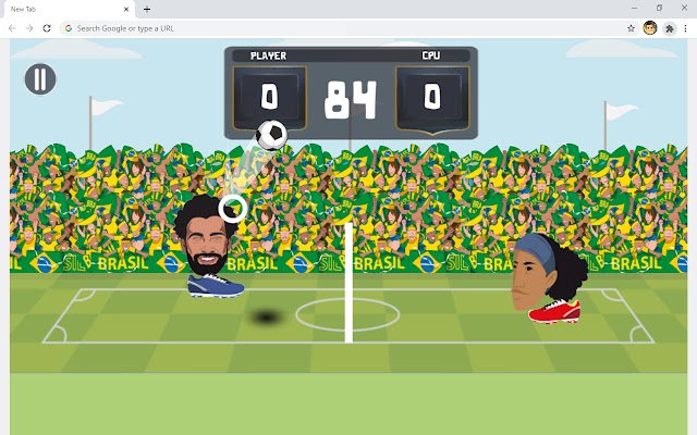 Football Legends Big Head Soccer Game  from Chrome web store to be run with OffiDocs Chromium online