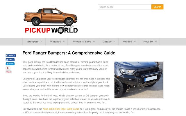 سيتم تشغيل مراجعات Ford Ranger Bumper من متجر Chrome الإلكتروني باستخدام OffiDocs Chromium عبر الإنترنت