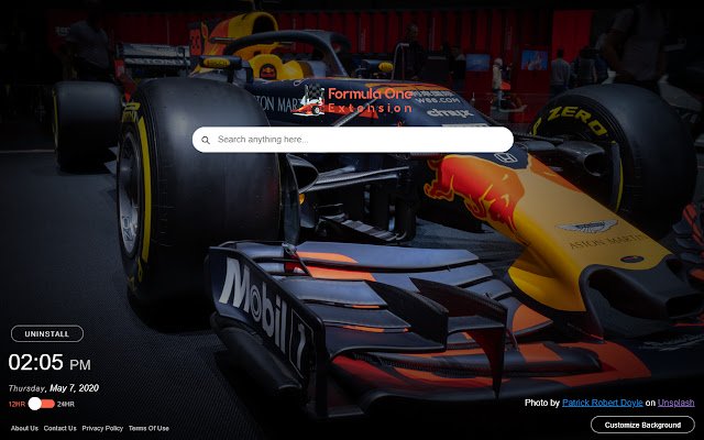 Formula One Extension  from Chrome web store to be run with OffiDocs Chromium online