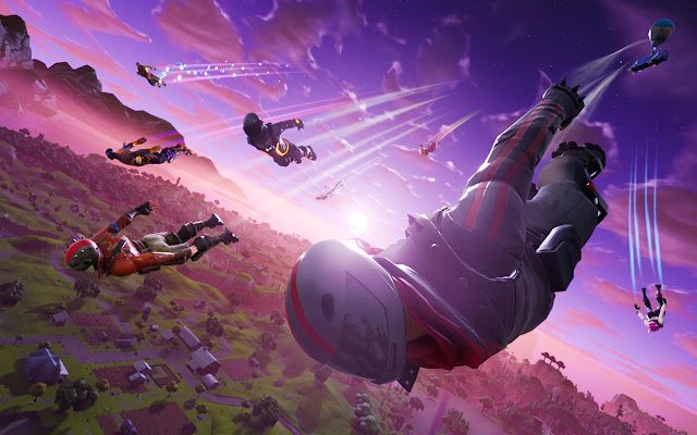 Fortnite: Dropping in from the Battle Bus!  from Chrome web store to be run with OffiDocs Chromium online