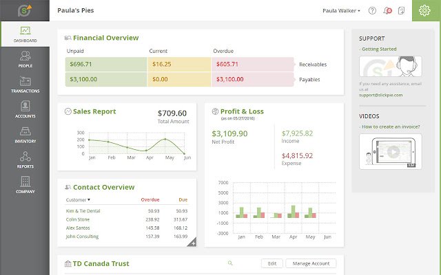 Free Accounting Software by SlickPie  from Chrome web store to be run with OffiDocs Chromium online