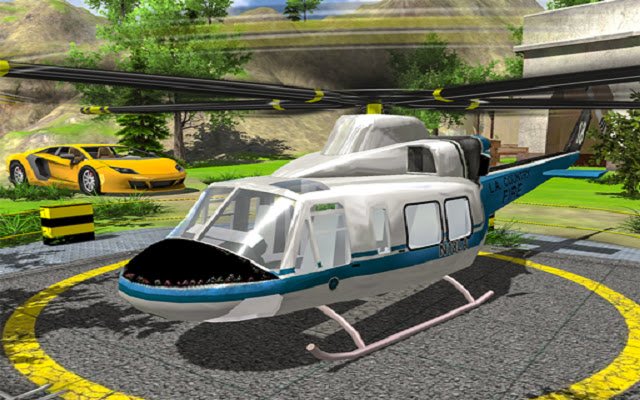 يتم تشغيل لعبة Helicopter Flying Simulator المجانية من متجر Chrome الإلكتروني مع OffiDocs Chromium عبر الإنترنت