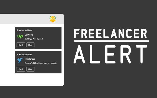 FreelancerAlert Chrome Extension  from Chrome web store to be run with OffiDocs Chromium online