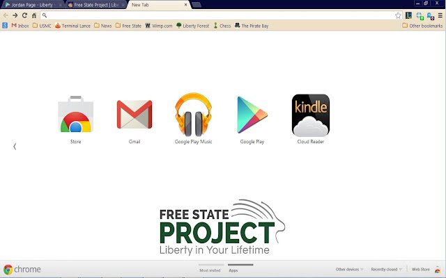 Free State Project  from Chrome web store to be run with OffiDocs Chromium online