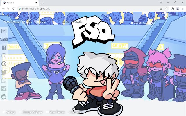 Friday Night Funkin Wallpaper FNF New Tab  from Chrome web store to be run with OffiDocs Chromium online