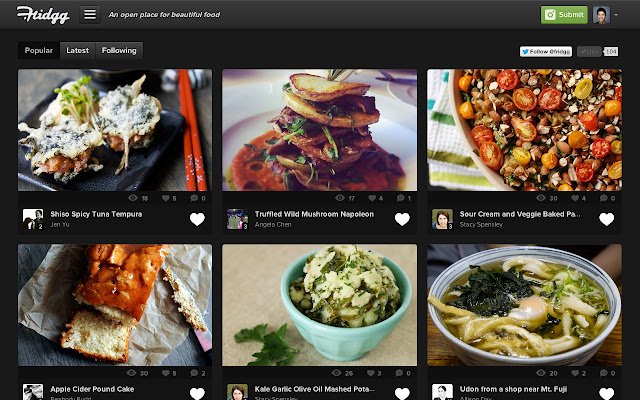 Fridgg ~ Food Fanatics  from Chrome web store to be run with OffiDocs Chromium online