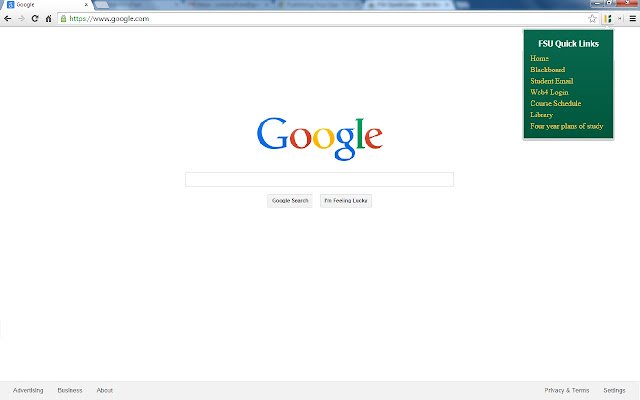 FSU Quick Links  from Chrome web store to be run with OffiDocs Chromium online