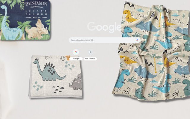 Couverture drôle de dinosaure de la boutique en ligne Chrome à exécuter avec OffiDocs Chromium en ligne