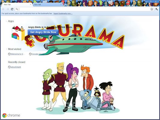 Futurama de Chrome web store se ejecutará con OffiDocs Chromium en línea