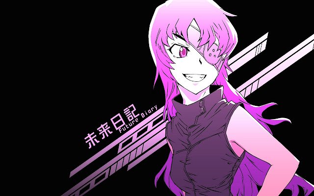 Future Diary Uryû Minene Nice Theme da Chrome Web Store para ser executado com OffiDocs Chromium online