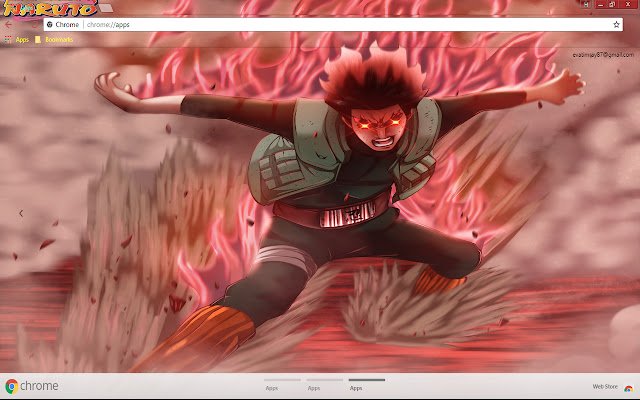 Gaï Maito Naruto aus dem Chrome-Webstore wird mit OffiDocs Chromium online ausgeführt