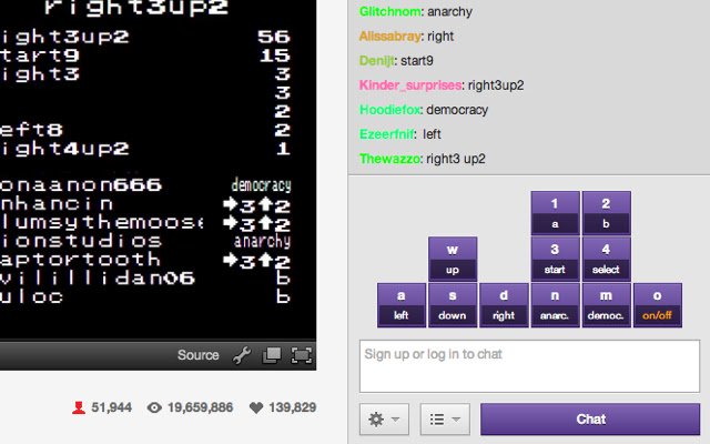 GAMEPAD for Twitch Plays Pokemon  from Chrome web store to be run with OffiDocs Chromium online