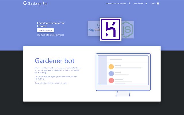 Gardener Bot از فروشگاه وب Chrome با OffiDocs Chromium به صورت آنلاین اجرا می شود