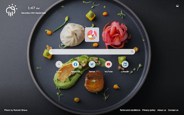 Gastronomy Tab  from Chrome web store to be run with OffiDocs Chromium online