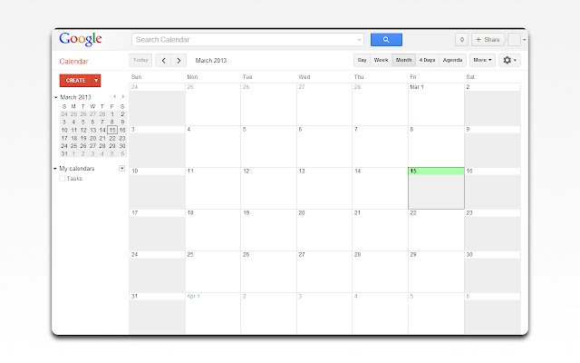 GCal Column Colours  from Chrome web store to be run with OffiDocs Chromium online