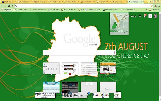 Gdg Abidjan theme CIV 4  from Chrome web store to be run with OffiDocs Chromium online