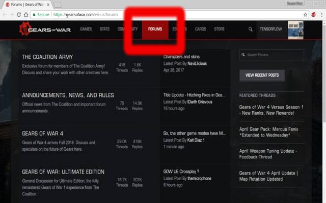 Форумы Gears of War 4 из интернет-магазина Chrome будут работать с онлайн-версией OffiDocs Chromium