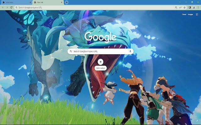 Genshin Impact 4 Browser Theme uit de Chrome-webwinkel om te worden uitgevoerd met OffiDocs Chromium online