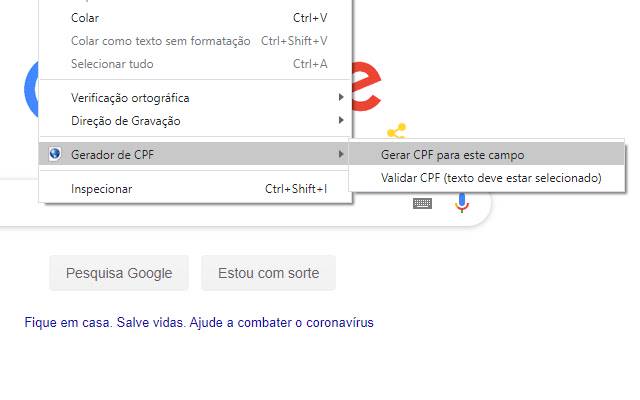 Chrome web mağazasından Gerador de CPF, OffiDocs Chromium çevrimiçi ile çalıştırılacak