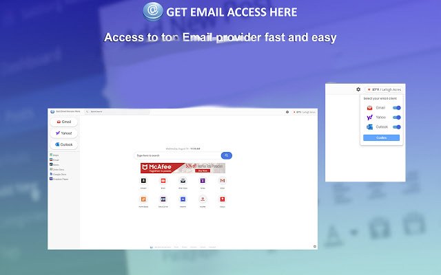 Get Email Access Here (Beta)  from Chrome web store to be run with OffiDocs Chromium online