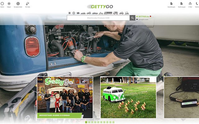 GETTYGO Chrome Tab  from Chrome web store to be run with OffiDocs Chromium online