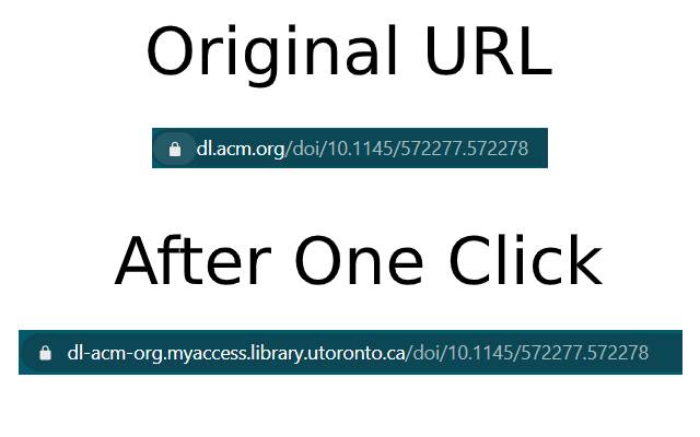 Get UofT Access  from Chrome web store to be run with OffiDocs Chromium online