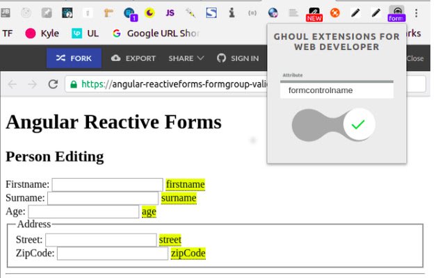 Ghoul Extension  from Chrome web store to be run with OffiDocs Chromium online