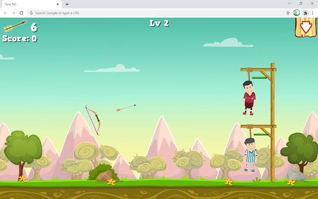 เกมยิงธนู Gibbets จาก Chrome เว็บสโตร์ที่จะรันด้วย OffiDocs Chromium ออนไลน์