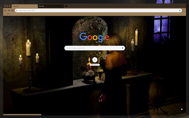 Girl candle  from Chrome web store to be run with OffiDocs Chromium online