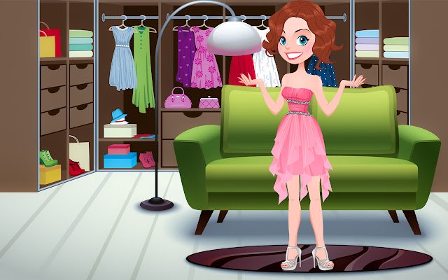 Girl Dress Up Girl Game  from Chrome web store to be run with OffiDocs Chromium online