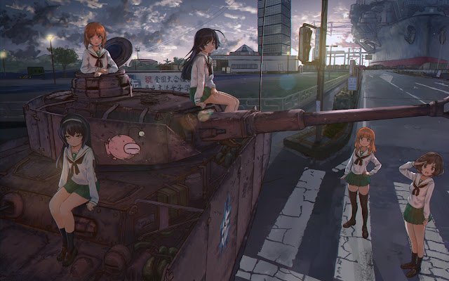 Girls und panzer 20 1920x1080  from Chrome web store to be run with OffiDocs Chromium online